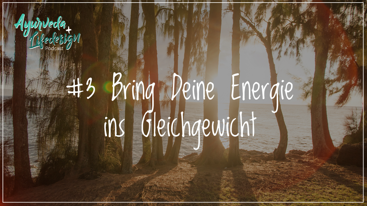 Podcastcover Folge 3: Bring deinen Energiehaushalt ins Gleichgewicht, Bäume mit Sonne